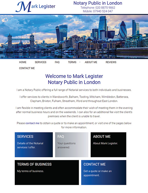 Mark Legister notary public